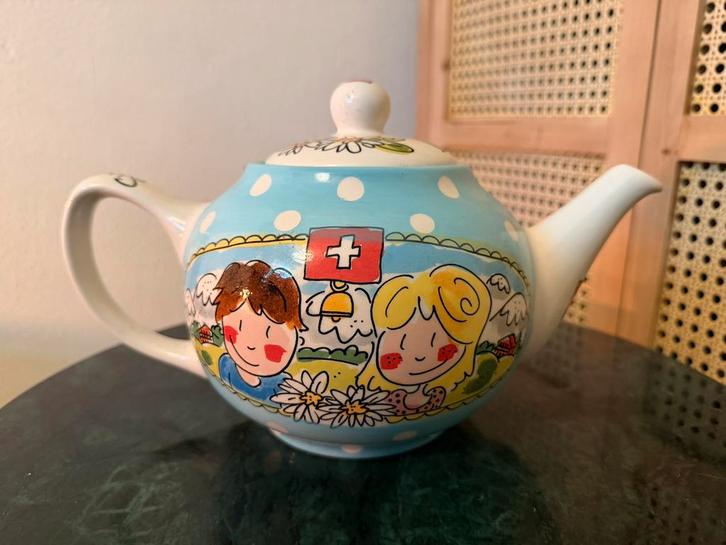 Blond Amsterdam theepot Swiss, Huis en Inrichting, Keuken | Servies, Zo goed als nieuw, Overige typen, Blond Amsterdam, Aardewerk