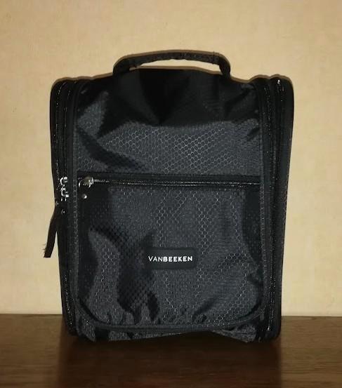 Grote toilettas met ophanghaak, Sieraden, Tassen en Uiterlijk, Toilettassen, Nieuw, Heer of Dame, Zwart, Ophalen of Verzenden