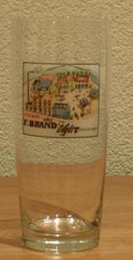 Brand bierglas met speciale opdruk, Ophalen of Verzenden, Zo goed als nieuw, Glas of Glazen, Brand