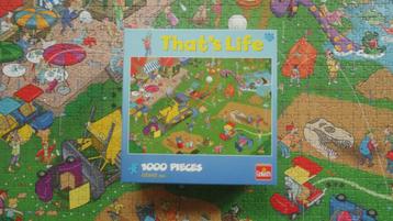 Te koop: Puzzel That's Life 1000 stukjes no. 71388 (Golf)
