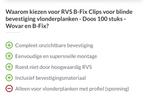 RVS B-fix clips, 250 stuks + 12 eind clips - Nieuw, Tuin en Terras, Ophalen of Verzenden, Nieuw, Overige materialen