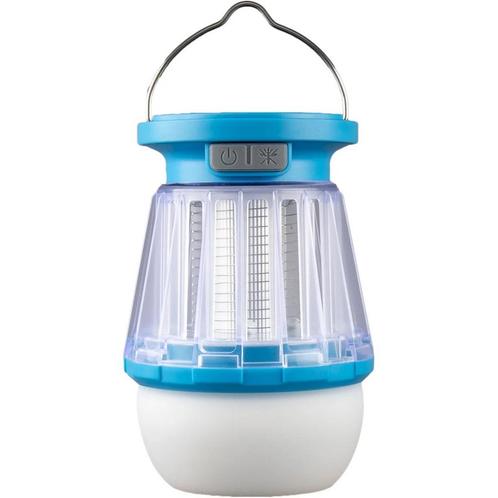 RUBYTEC BUZZ USB SOLAR LANTERN & MOSQUITO CATCHER BLAUW, Caravans en Kamperen, Kampeeraccessoires, Nieuw, Ophalen of Verzenden