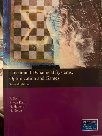 Lineaire en Dynamische Systemen, Optimalisatie en Games beschikbaar voor biedingen