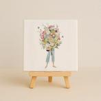 Wandtegeltje flowers, Ophalen of Verzenden, Nieuw