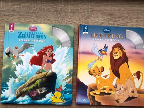 Disney Ariël en de Loin King/Leeuwen Koning boeken met cd, Boeken, Kinderboeken | Kleuters, Zo goed als nieuw, Sprookjes, 5 of 6 jaar