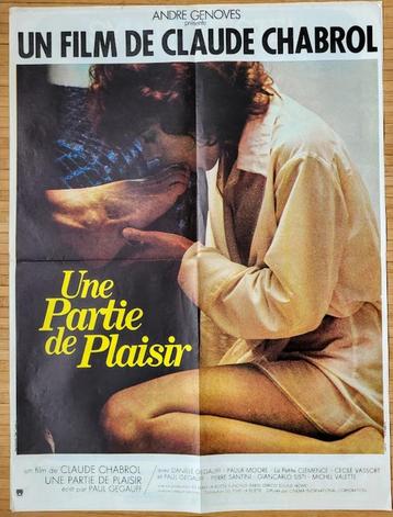 Erotische filmposter Une Partie de plaisier.  beschikbaar voor biedingen