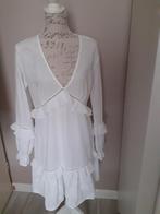 Mooi witte jurk, merk: MOST WANTED, maat L, Wit, Maat 42/44 (L), Ophalen of Verzenden, Zo goed als nieuw