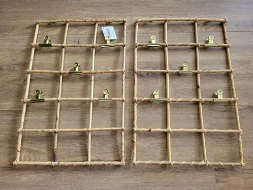 2 nieuwe naturel gekleurde houten kaartenlijsten, Huis en Inrichting, Woonaccessoires | Wanddecoraties, Nieuw, Ophalen of Verzenden
