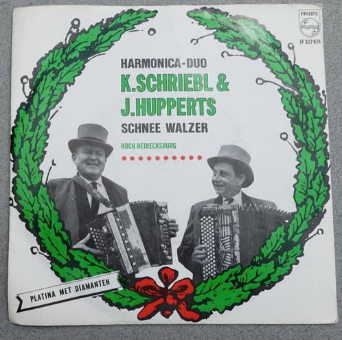 harminica duo j.schriebl & j.hupperts - schnee walzer, Cd's en Dvd's, Vinyl Singles, Zo goed als nieuw, Single, 7 inch, Ophalen of Verzenden
