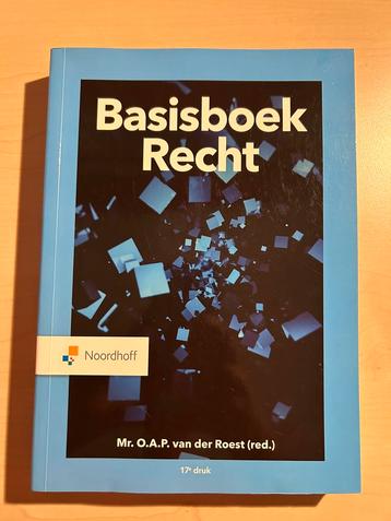 Basisboek recht - Van der Roest beschikbaar voor biedingen