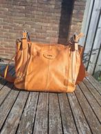 Tod’s tas G Bag – 100% leren schoudertas – cognac, Ophalen of Verzenden, Gebruikt, Bruin, Handtas