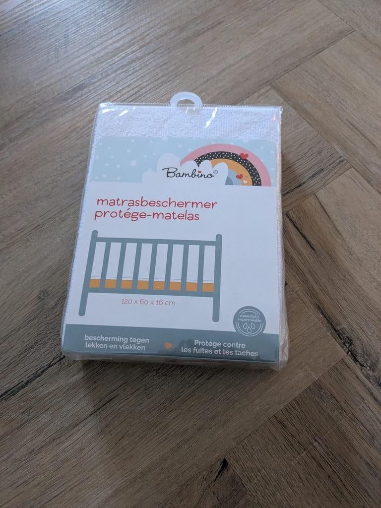 Matrasbeschermer ledikant, Jongetje of Meisje, Wit, Overige typen, Nieuw