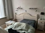 Houten bedombouw, Huis en Inrichting, Slaapkamer | Complete slaapkamers, Ophalen, Gebruikt, Tweepersoons, Outentiek