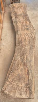 Pauwenbank, tropisch hout, Ophalen, Gebruikt, Overige maten, 300 cm of meer