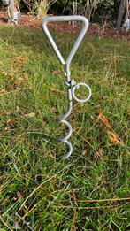 Grondpin / anker voor honden., Dieren en Toebehoren, Ophalen of Verzenden, Gebruikt