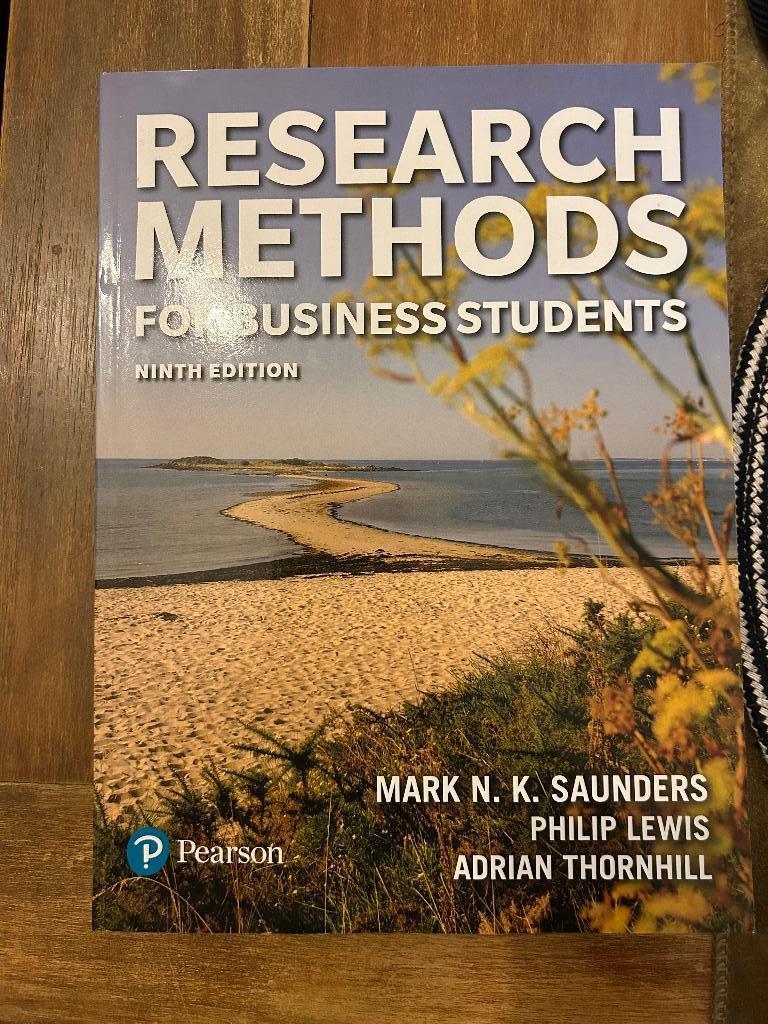 Research Methods for Business Students, Pearson, Ophalen of Verzenden, Zo goed als nieuw, Economie en Marketing