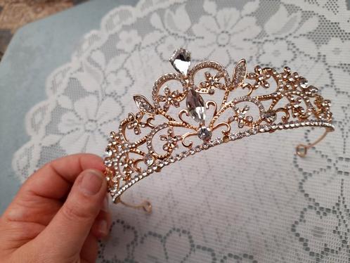 Kroontje diadeem, Sieraden, Tassen en Uiterlijk, Antieke sieraden, Overige materialen, Ophalen of Verzenden