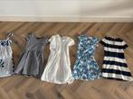 5 jurken 134 140 Tommy Ralph Zara Flo Benetton, Kinderen en Baby's, Kinderkleding | Maat 134, Meisje, Ophalen of Verzenden, Zo goed als nieuw