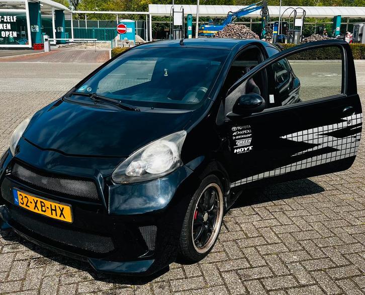 Toyota Aygo 1.0 12V Vvt-i 3DRS MMT 2007 Zwart, Auto's, Toyota, Particulier, Aygo, Benzine, A, Hatchback, Handgeschakeld, Origineel Nederlands