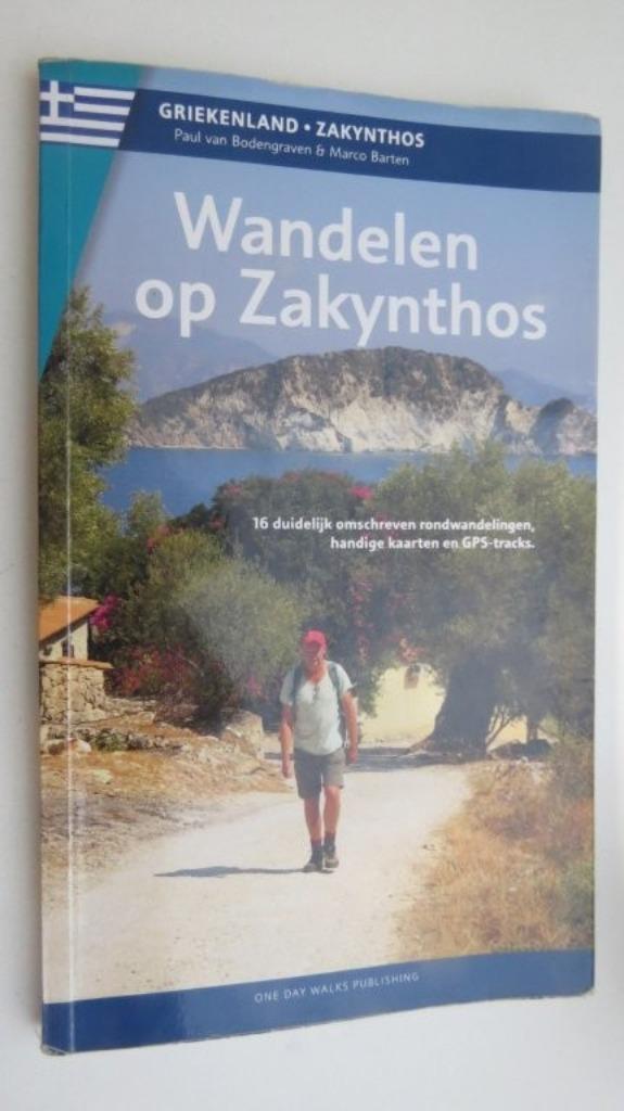 Boek wandelen op Zakynthos, Griekenland, met GPS-tracks, Boeken, Reisgidsen, Zo goed als nieuw, Fiets- of Wandelgids, Benelux