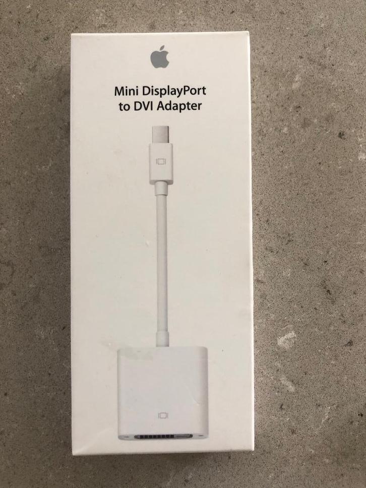 Apple Mini DisplayPort naar DVI Adapter (origineel), Computers en Software, Pc- en Netwerkkabels, Nieuw, Ophalen