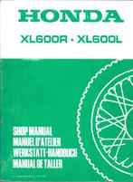 Honda XL600 R XL600 L shop manual (4406z) motor, Motoren, Handleidingen en Instructieboekjes, Verzenden, Honda