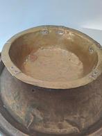 Antieke Koperen Schaal met Hart, Antiek en Kunst, Antiek | Koper en Brons, Ophalen of Verzenden, Koper