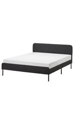 Ikea bed 160x200 cm., Huis en Inrichting, Ophalen, Zwart, Tweepersoons, Zo goed als nieuw