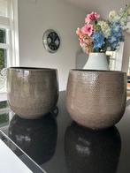 Potten keramiek, Rond, Zo goed als nieuw, Aardewerk, Tuin