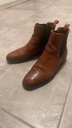 Omoda chelsea leder cognac maat 40 dames, Ophalen of Verzenden, Zo goed als nieuw, Bruin, Boots