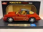 Porsche 911 Carrera soft top rood Anson metal 1:18 KRD, Ophalen of Verzenden, Zo goed als nieuw, Auto, Overige merken