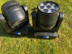 LED Moving Heads 7x40W RGBW met Zoom, Ophalen of Verzenden, Zo goed als nieuw, Licht, Kleur