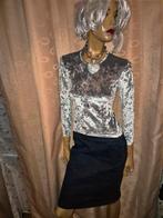 Prachtige fluweel shirt van froggy maat S zgan, Kleding | Dames, T-shirts, Ophalen of Verzenden, Zo goed als nieuw, Lange mouw