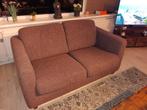 Tweezitsbank bruin 2x, Ophalen, Gebruikt, 150 tot 200 cm, Tweepersoons