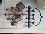 Brocante keuken rek compleet met brocante items, Antiek en Kunst, Ophalen of Verzenden