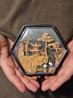 Antieke Chinese diorama, handwerk, Antiek en Kunst, Ophalen of Verzenden