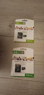 Nieuwe PNY MicroSD kaarten - 32GB & 64GB, Ophalen of Verzenden, Nieuw