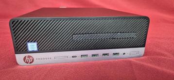 Compacte Krachtige HP Prodesk 600 G3 PC i5 LCD 24 inch + W11 beschikbaar voor biedingen
