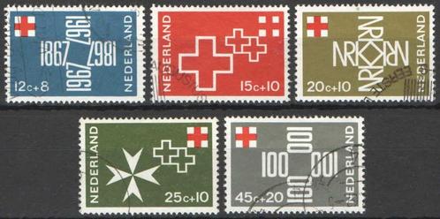 Nederland NVPH nr 889/93 gestempeld Rode Kruis 1967, Postzegels en Munten, Postzegels | Nederland, Gestempeld, Na 1940, Verzenden