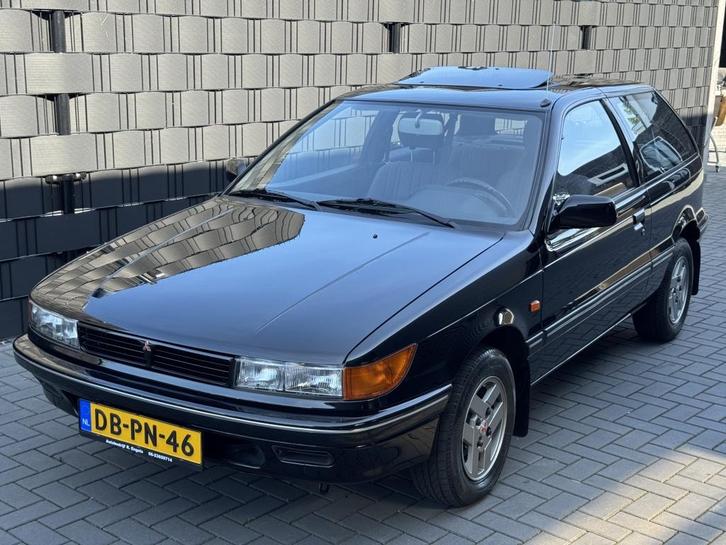 Mitsubishi Colt 1.3 GL EXE| UNIEK MOOI| 121DKM NAP| OLDTIMER, Auto's, Mitsubishi, Bedrijf, Colt, Lichtmetalen velgen, Open dak