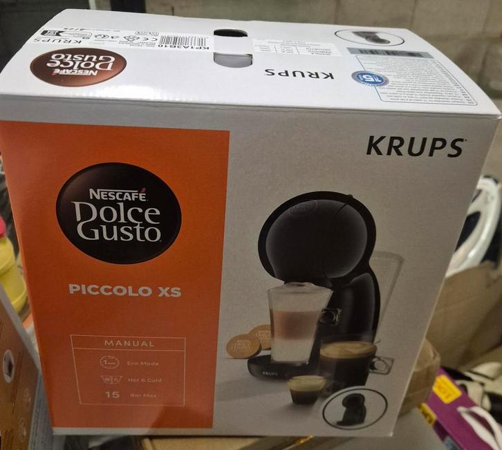Krups Dolce Gusto Piccolo XS - Nieuw in doos!, Witgoed en Apparatuur, Koffiezetapparaten, Nieuw, Koffiepads en cups, Koffiemachine
