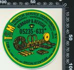 Sticker: Tractor Service Marienberg, Verzenden, Zo goed als nieuw, Bedrijf of Vereniging