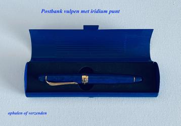 Postbank Vulpen Iridium punt Jaren '80 in metalen doos zgan beschikbaar voor biedingen