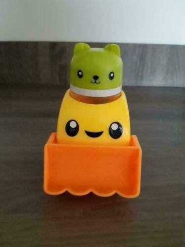 K118 Bulldozer met rammelaar Fisher Price, Kinderen en Baby's, Speelgoed | Fisher-Price, Ophalen of Verzenden, Zo goed als nieuw