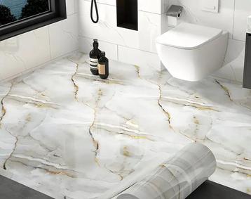 Witte Marmer Look Folie beschikbaar voor biedingen