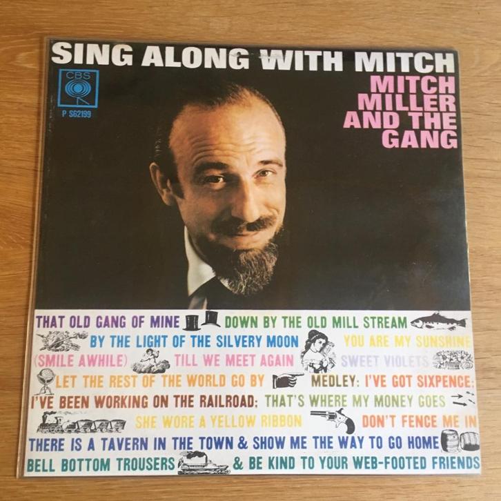 Mitch Miller and the Gang - Sing Along With Mitch LP, Cd's en Dvd's, Vinyl | Jazz en Blues, Gebruikt, Jazz, 1980 tot heden, 12 inch