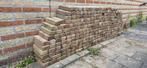 Gratis: >200 klinkers (20x5x7)+8 betonnen borderafscheiding, Ophalen, Gebruikt