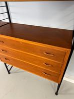 Vintage modulair wandmeubel " Ladderax">, Huis en Inrichting, Ophalen of Verzenden, Zo goed als nieuw, 25 tot 50 cm, Minder dan 100 cm