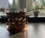 Koperen Flambeerset van het Zwitserse merk Spring inc pan, Ophalen, Gebruikt, Overige materialen, Overige typen