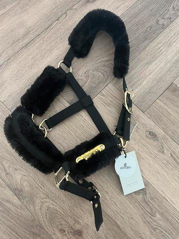 NIEUW Kentucky Halster Nylon Wol Soft Zwart COB beschikbaar voor biedingen